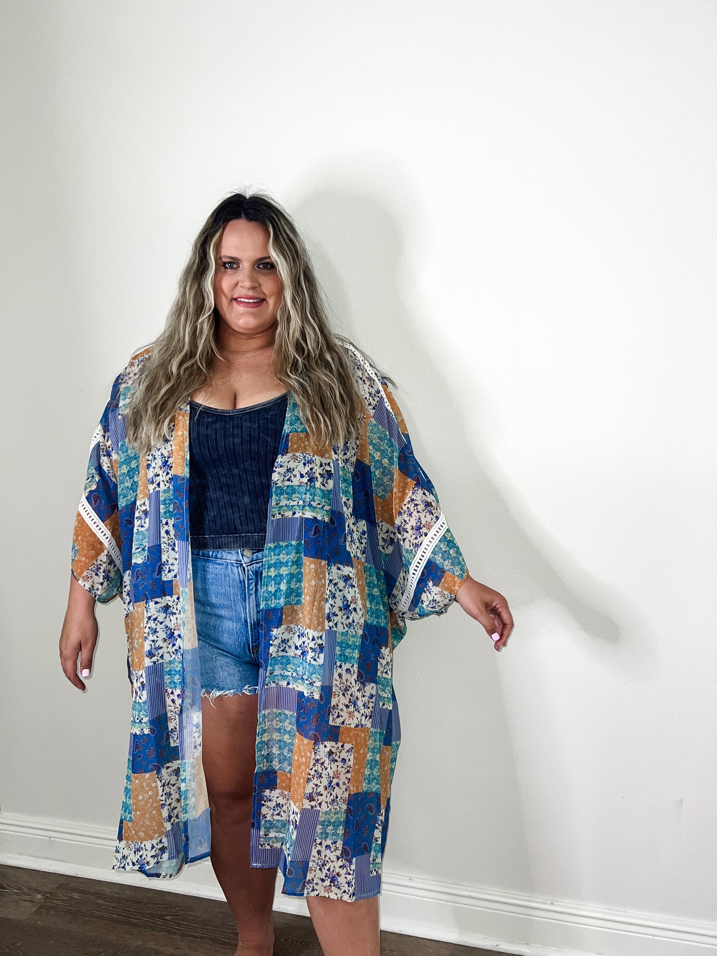 Cali Patchwork Kimono