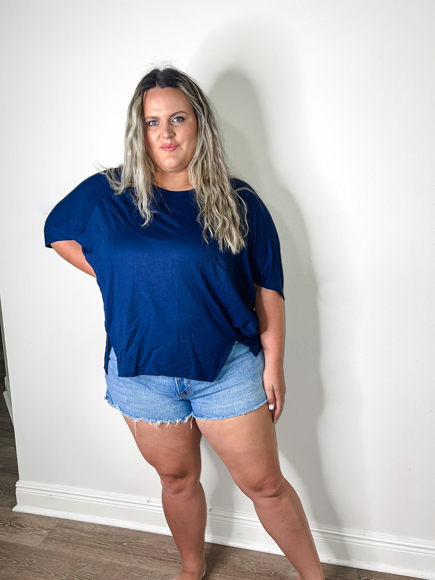 Delilah Navy Top