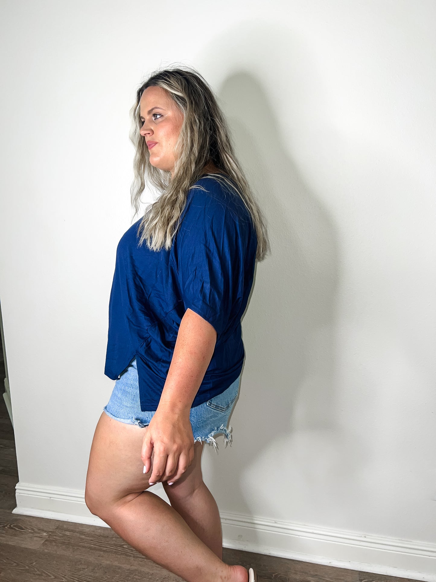 Delilah Navy Top