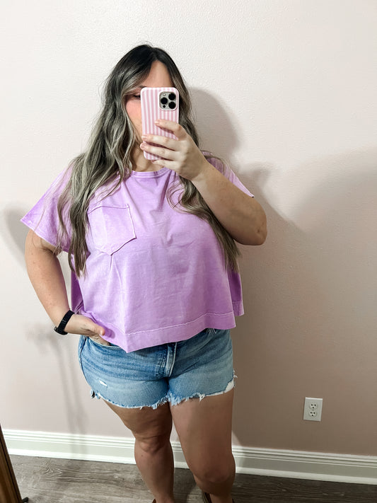Effortless Everyday Top - lavender