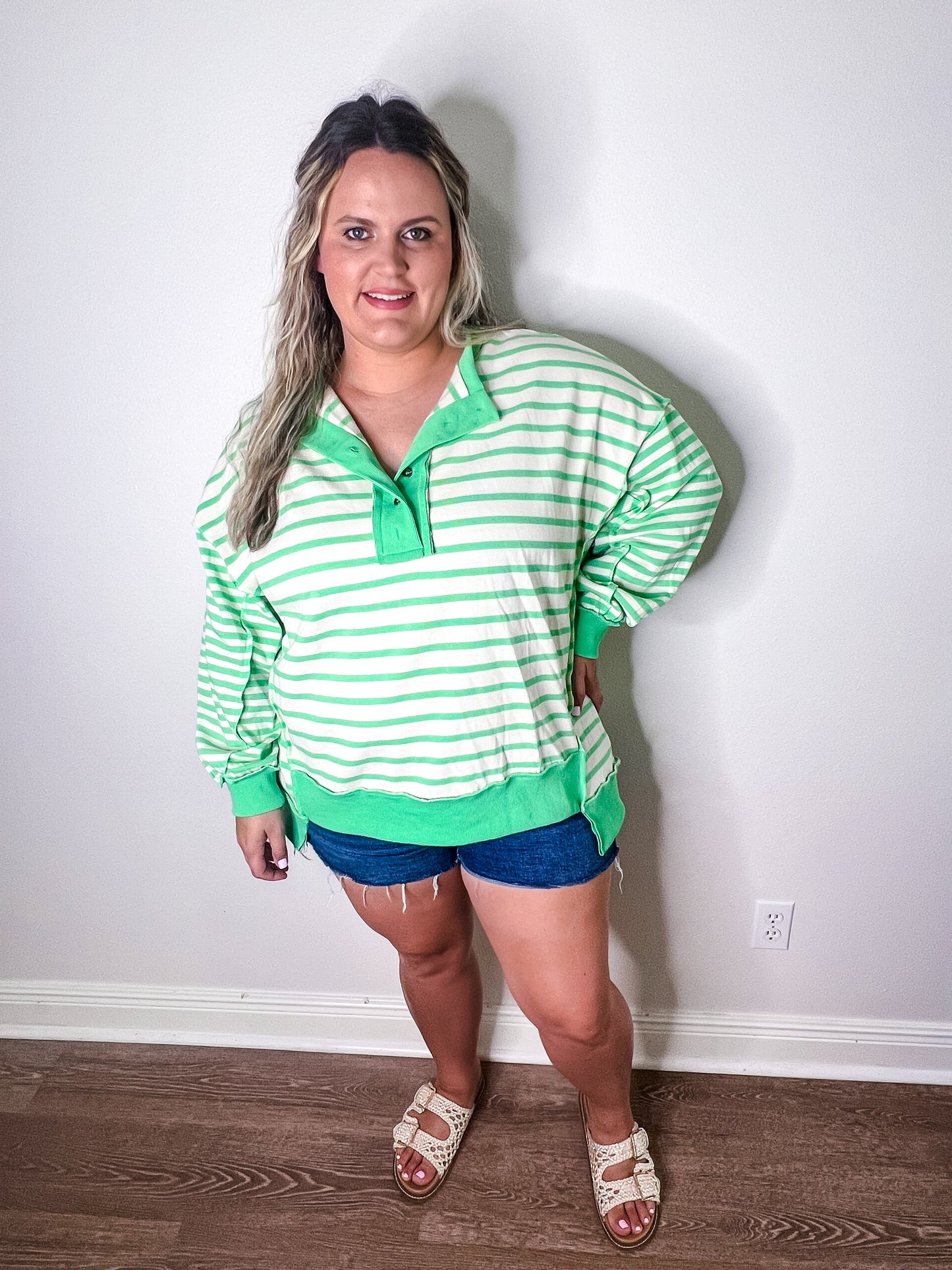 Margarita Striped Sweatshirt