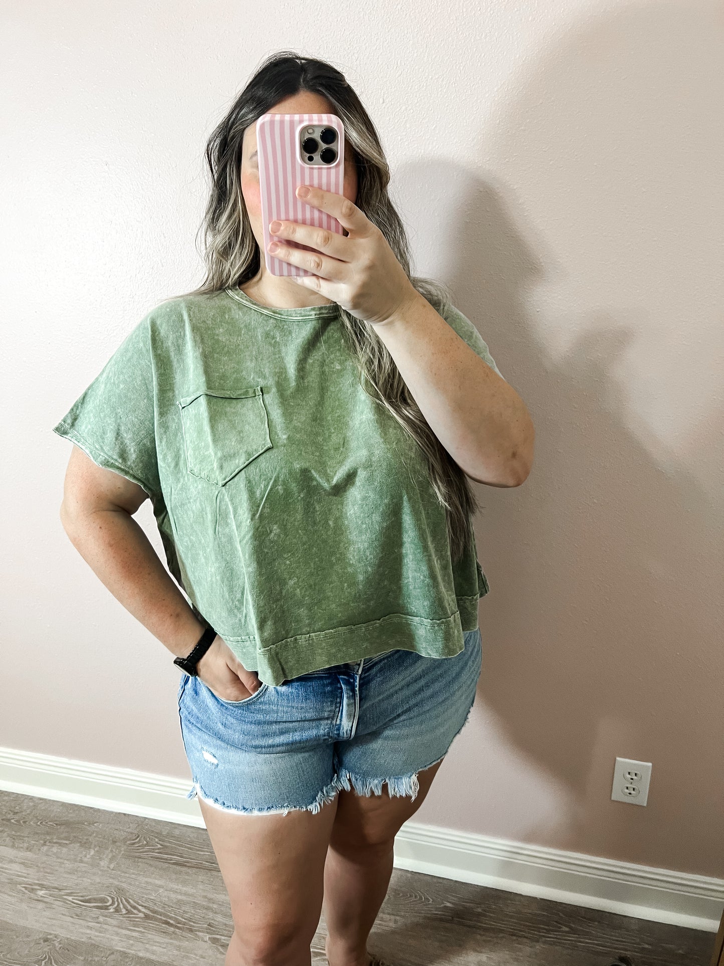 Effortless Everyday Top - light olive