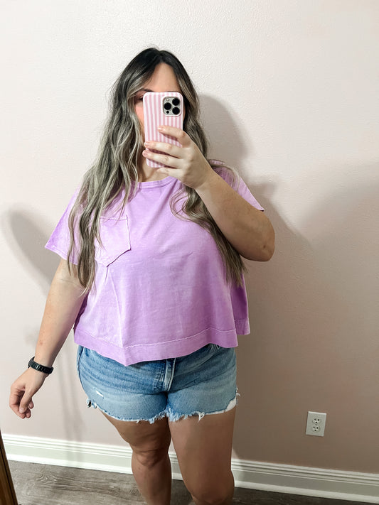 Effortless Everyday Top - lavender