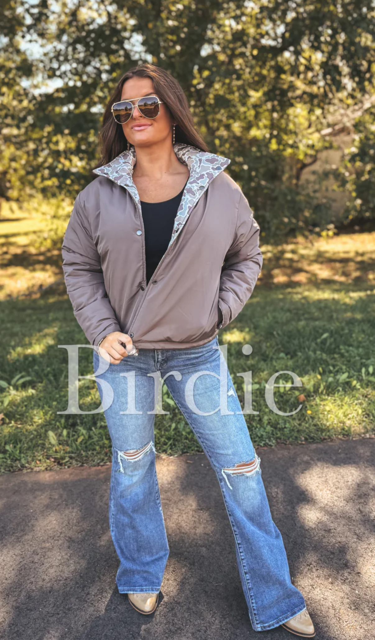 PREORDER * Duck Camo Reversible Puffer Jacket