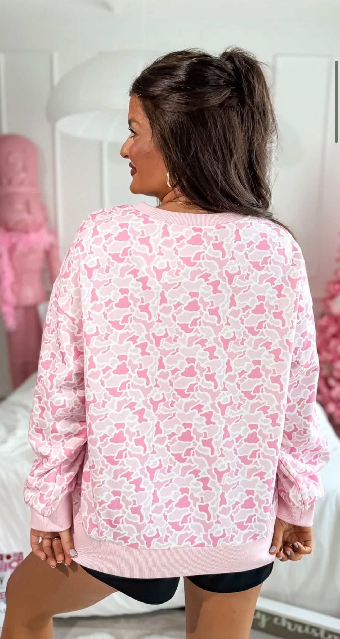 PREORDER - SUGAR BLOOM CAMO CREWNECK