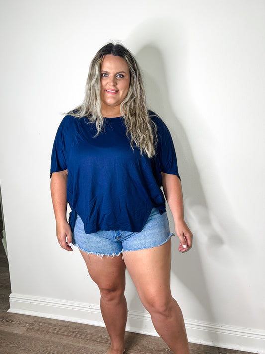 Delilah Navy Top