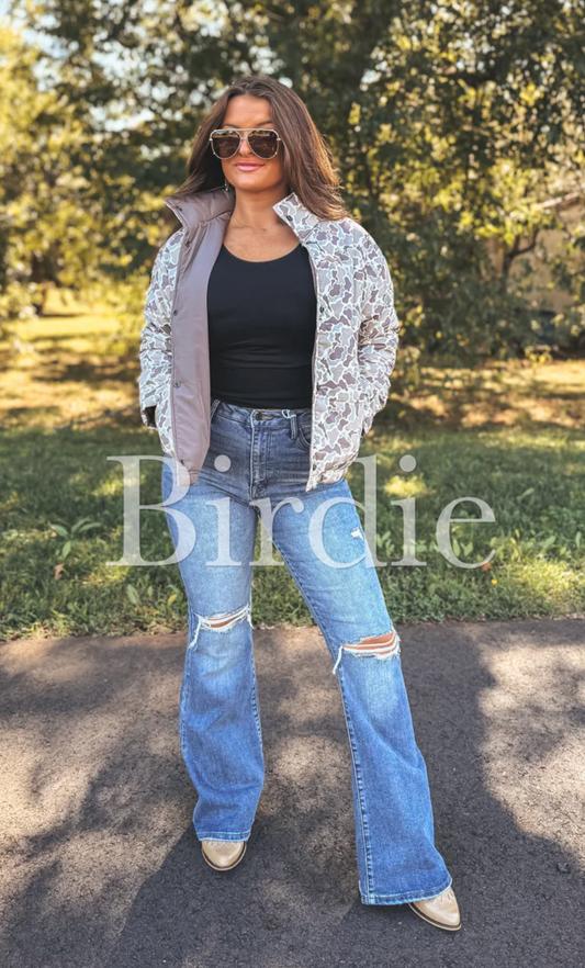 PREORDER * Duck Camo Reversible Puffer Jacket