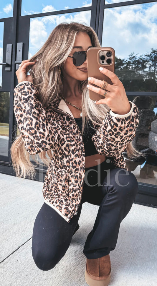 PREORDER * COZY CLOUD JACKET LEOPARD
