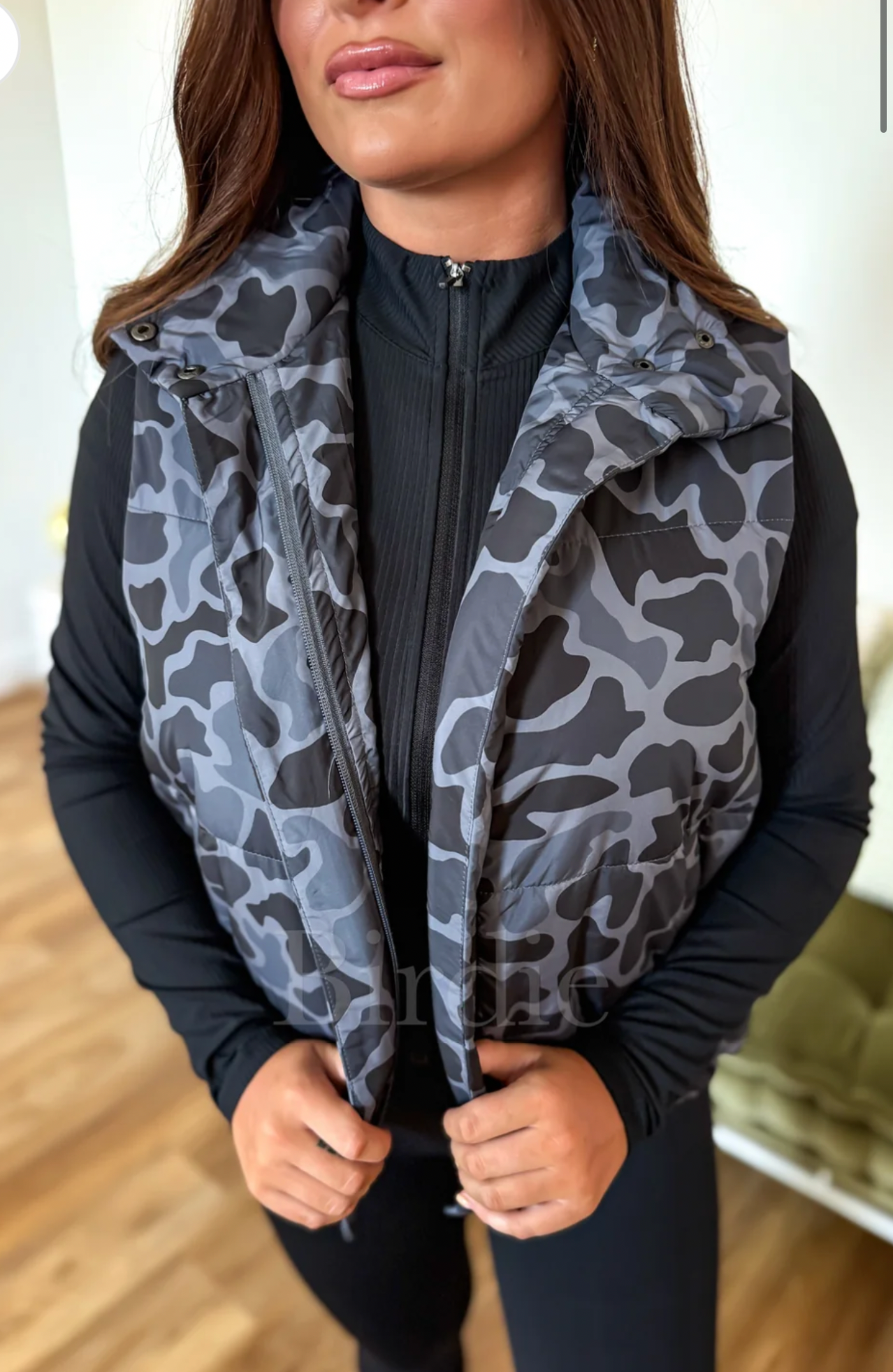 PREORDER - DUCK CAMO VEST - BLACKOUT BLACK