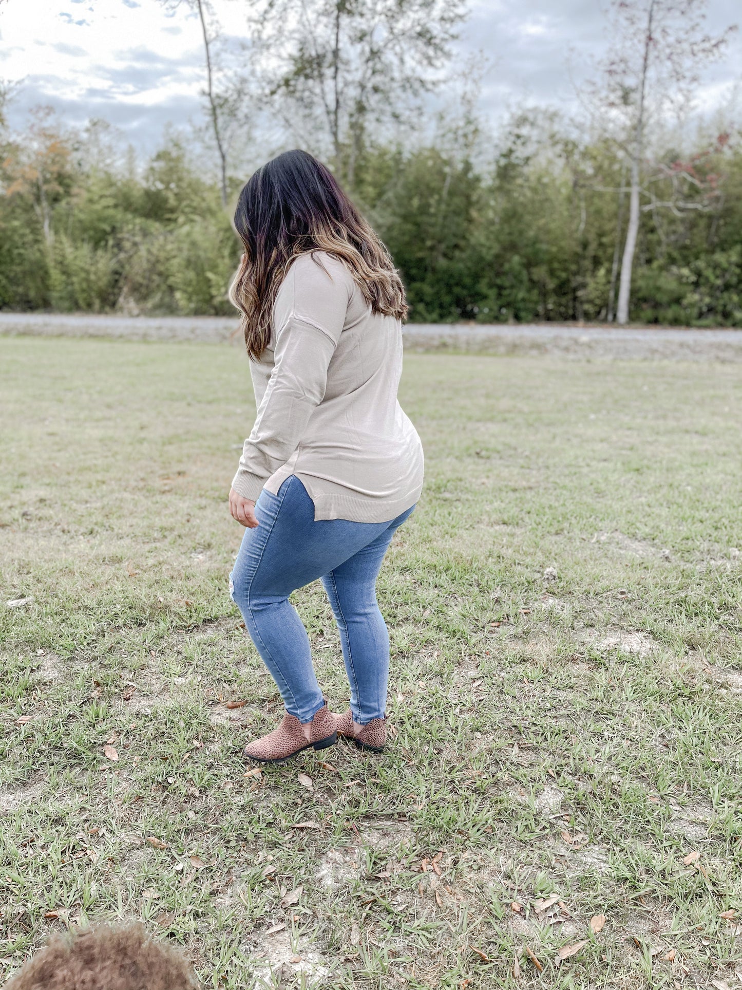 This Time Taupe Sweater